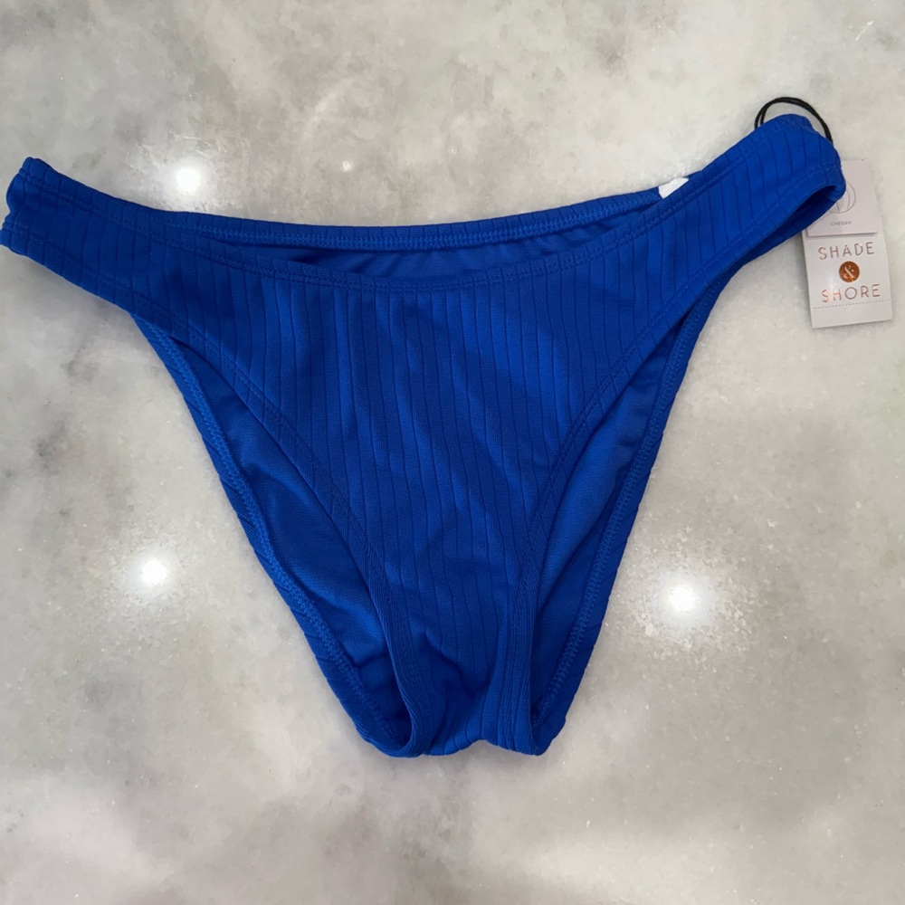 Shade & Shore Vibrant Blue Bikini Bottom